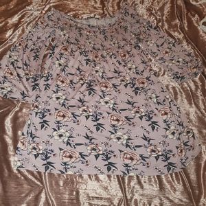 Floral off the shoulder sun dress